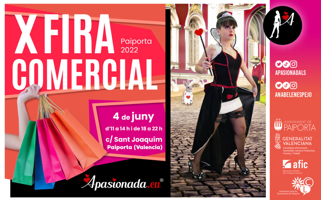 Apasionada® en la X Fira Comercial de Paiporta (Valencia)