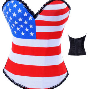 Corset bustier "bandera"